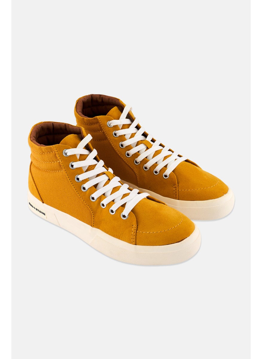 Men Jett Medium High Cut Casual Shoes, Mustard