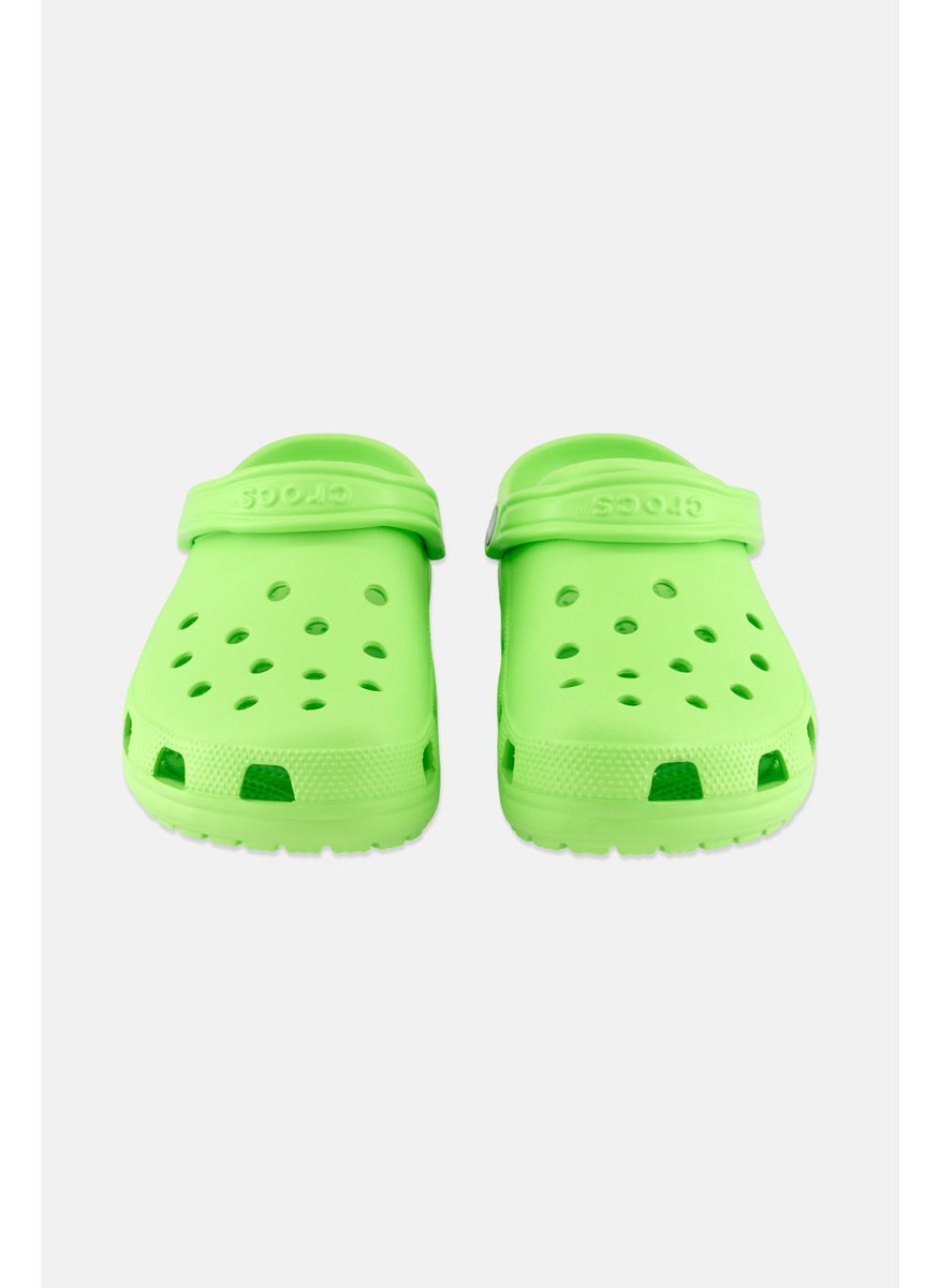 Men Classic Sling Back Clogs, Lime Green
