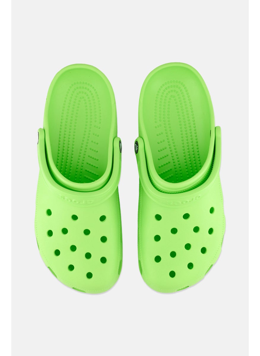 Men Classic Sling Back Clogs, Lime Green