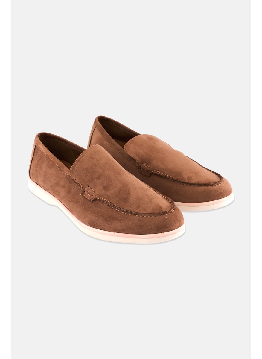 Men Slip On Casual Shoes, Brown