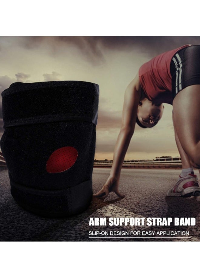 Elbow Brace, Elbow Support Sleeve Brace, Adjustable Neoprene Tennis Elbow Brace Wrap Arm Support Strap Band Tendonitis Elbow Brace for Men and Women