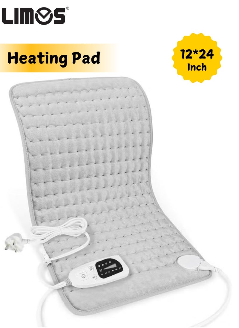 Heating Pad Electric Heat Pad For Back Pain And Cramps Relief Machine Washable