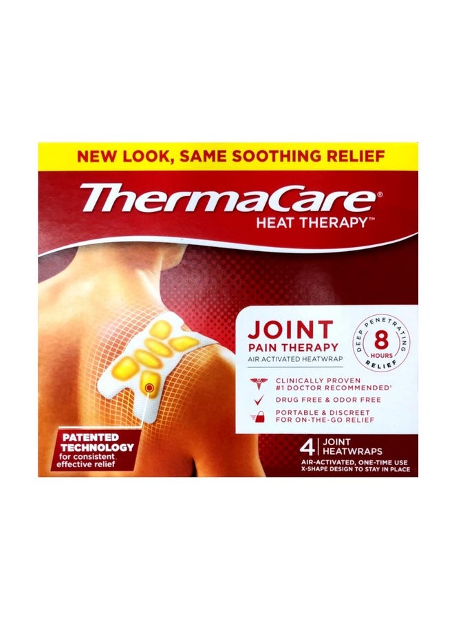 Advanced Multi-Purpose Joint Pain Therapy (4 Count, Pack Of 3) Heatwraps, Up To 8 Hours Of Pain Relief, Temporary Relief Of Joint Pains