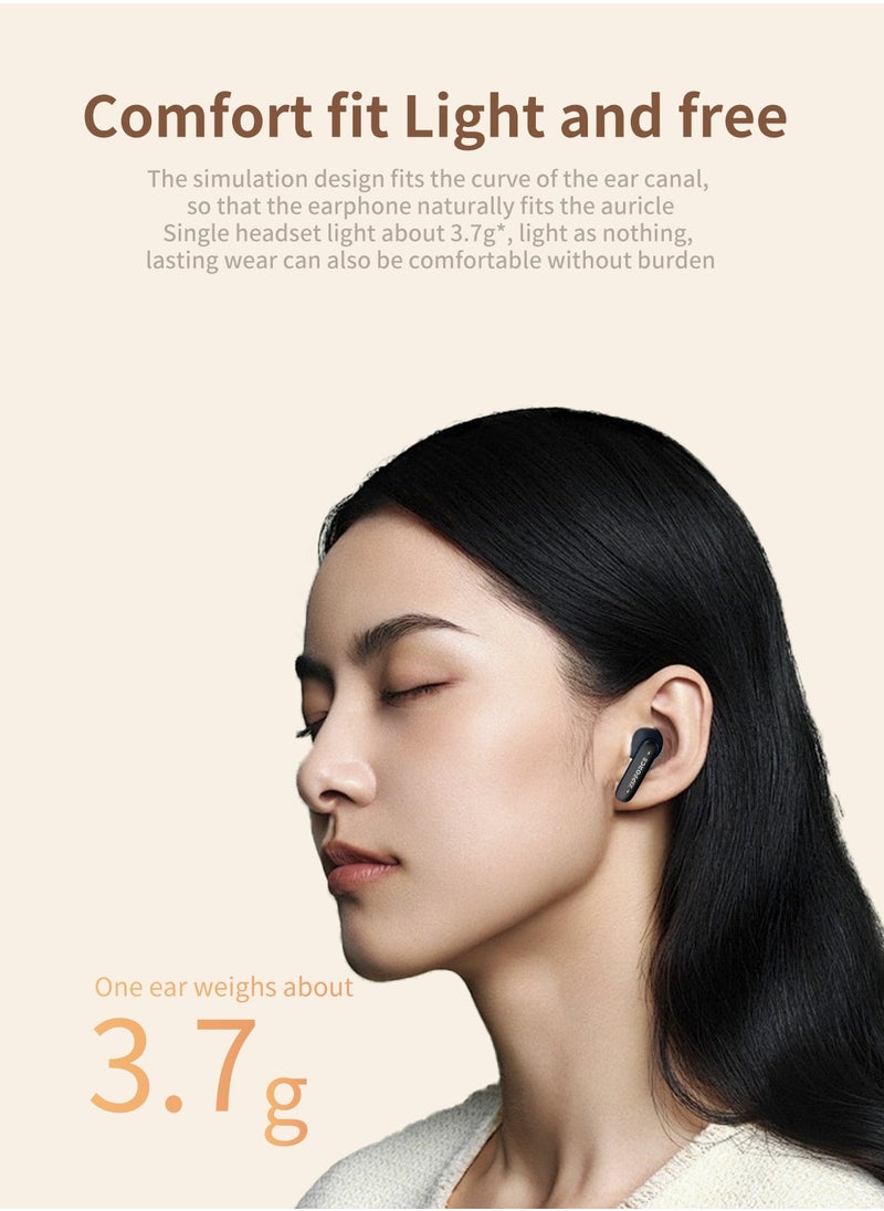 ZIPFORCE True Wireless Earbuds, In-Ear Bluetooth 5.3 Headphones 4-Mics ENC Clear Call, Bluetooth Earbuds Touch Control 40 Playtime, IPX6 Waterproof TWS, Light-Weight Earphones