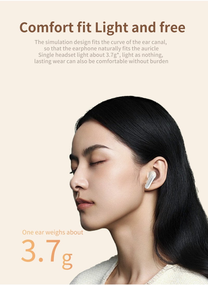 ZIPFORCE True Wireless Earbuds, In-Ear Bluetooth 5.3 Headphones 4-Mics ENC Clear Call, Bluetooth Earbuds Touch Control 40 Playtime, IPX6 Waterproof TWS, Light-Weight Earphones