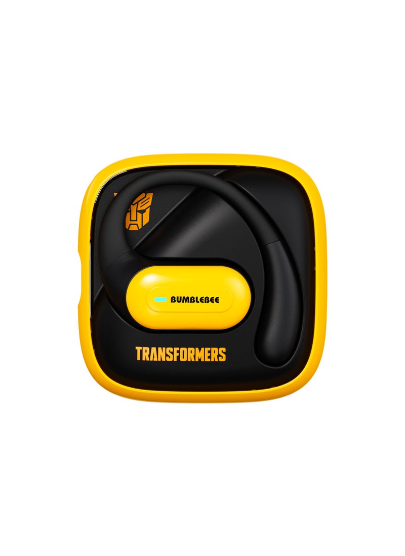 TF-T59 OWS Earphones - Bluetooth 5.4 Wireless Earbuds with 4 Hours Playback, 100-Hour Standby, and 10m Transmission Distance for Ultimate Audio Experience - Yellow