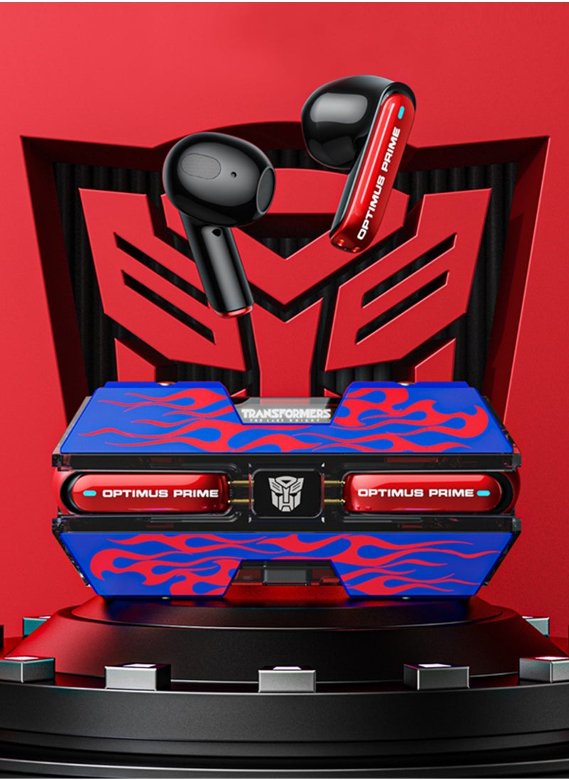 TF-T01 TWS Wireless Earbuds – Intelligent Noise-Cancelling Mic, Graphene Bass Diaphragm, Low Latency Gaming & Music Modes, Bluetooth 5.3, Touch Control, Lightweight Design, 5H Playtime, Perfect for iOS, Android, PC, and More - Blue