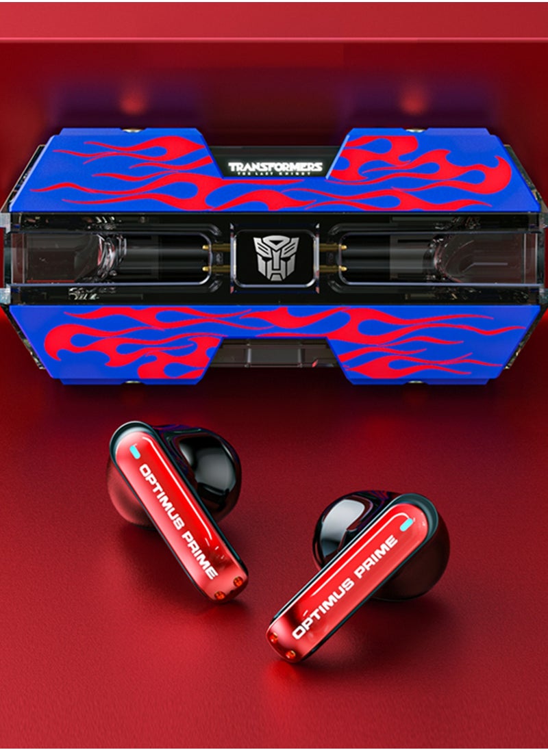 TF-T01 TWS Wireless Earbuds – Intelligent Noise-Cancelling Mic, Graphene Bass Diaphragm, Low Latency Gaming & Music Modes, Bluetooth 5.3, Touch Control, Lightweight Design, 5H Playtime, Perfect for iOS, Android, PC, and More - Blue