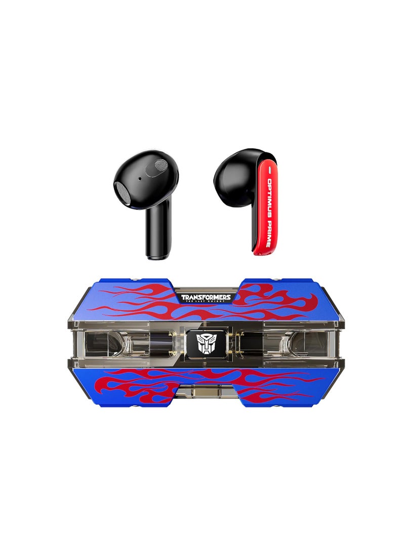 TF-T01 TWS Wireless Earbuds – Intelligent Noise-Cancelling Mic, Graphene Bass Diaphragm, Low Latency Gaming & Music Modes, Bluetooth 5.3, Touch Control, Lightweight Design, 5H Playtime, Perfect for iOS, Android, PC, and More - Blue