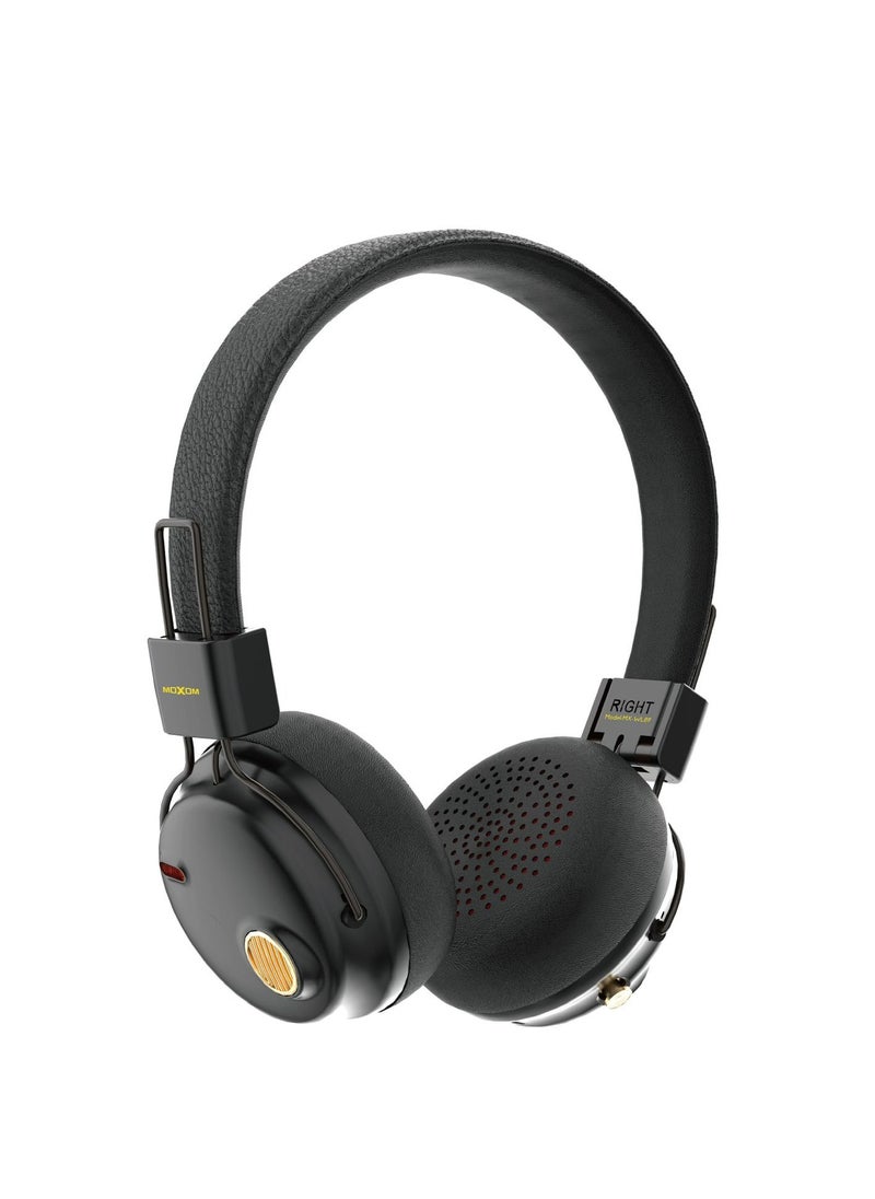 MX-WL89 Wireless On-Ear Headphones - Pure Bass - 5.3 Wireless - 37.5H Music Time - Speed Charge - Fast Usb Type-C - Foldable Hi-Fi Audio