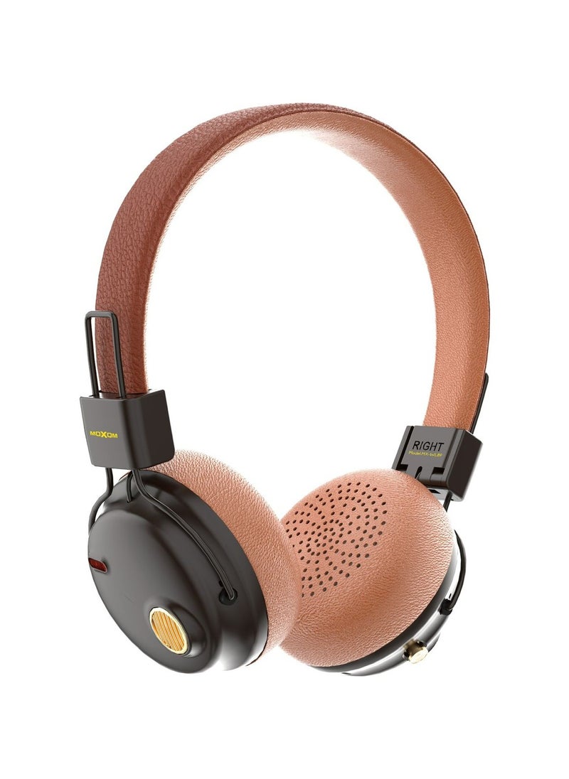MX-WL89 Wireless On-Ear Headphones - Pure Bass - 5.3 Wireless - 37.5H Music Time - Speed Charge - Fast Usb Type-C - Foldable Hi-Fi Audio