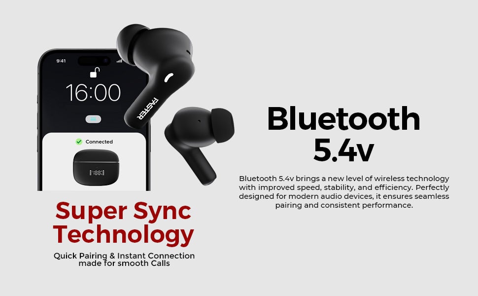 Maverick Wireless Earbuds with Noise Cancellation (ENC) - 7 Hours Playtime with Bluetooth 5.4 - AI Enhanced Calls Quad Mics - Gaming Bluetooth Earphones with Ultra-Low Latency - Deep Bass, Touch Control - For Exercise, Gym - Compatible with iPhone & Android (White)