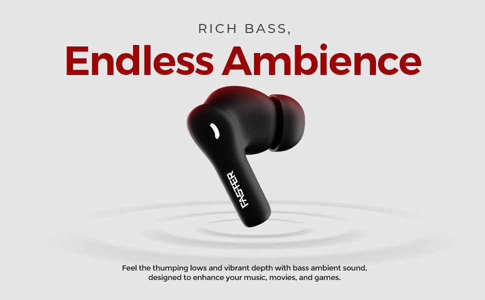 Maverick Wireless Earbuds with Noise Cancellation (ENC) - 7 Hours Playtime with Bluetooth 5.4 - AI Enhanced Calls Quad Mics - Gaming Bluetooth Earphones with Ultra-Low Latency - Deep Bass, Touch Control - For Exercise, Gym - Compatible with iPhone & Android (White)