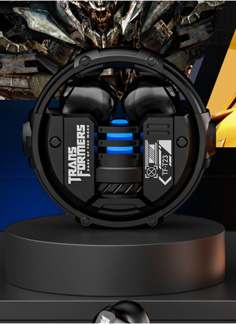 TF-T23 Wireless Bluetooth Earbuds, Up to 5 Hours Playtime, 30mAh Battery, 280mAh Charging Case, Use For Gaming, Music and Calls – Black