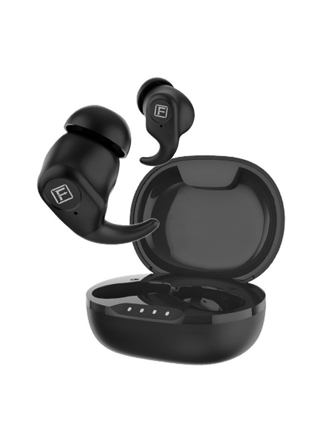 StudX Wireless Earbuds with Active Noise Cancellation (ANC) - 25 Hours Playtime with Bluetooth 5.4 - HiFi Stereo Sound Airpods - Gaming Bluetooth Earphones with Ultra-Low Latency - Deep Bass, IPX4 Water Resistant - For Exercise, Gym - Compatible with iPhone & Android (Black)