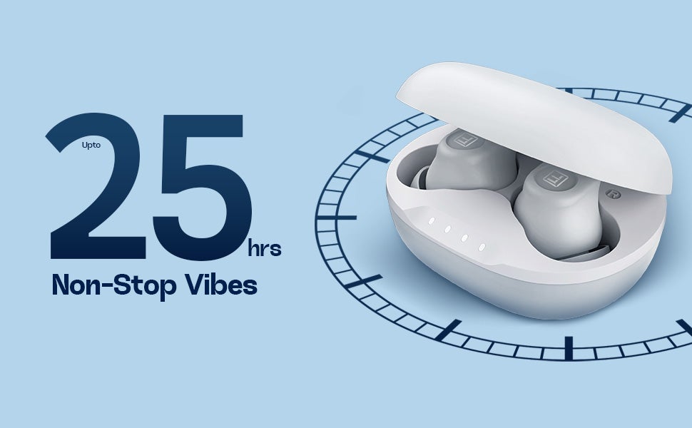 StudX Wireless Earbuds with Active Noise Cancellation (ANC) - 25 Hours Playtime with Bluetooth 5.4 - HiFi Stereo Sound Airpods - Gaming Bluetooth Earphones with Ultra-Low Latency - Deep Bass, IPX4 Water Resistant - For Exercise, Gym - Compatible with iPhone & Android (Black)