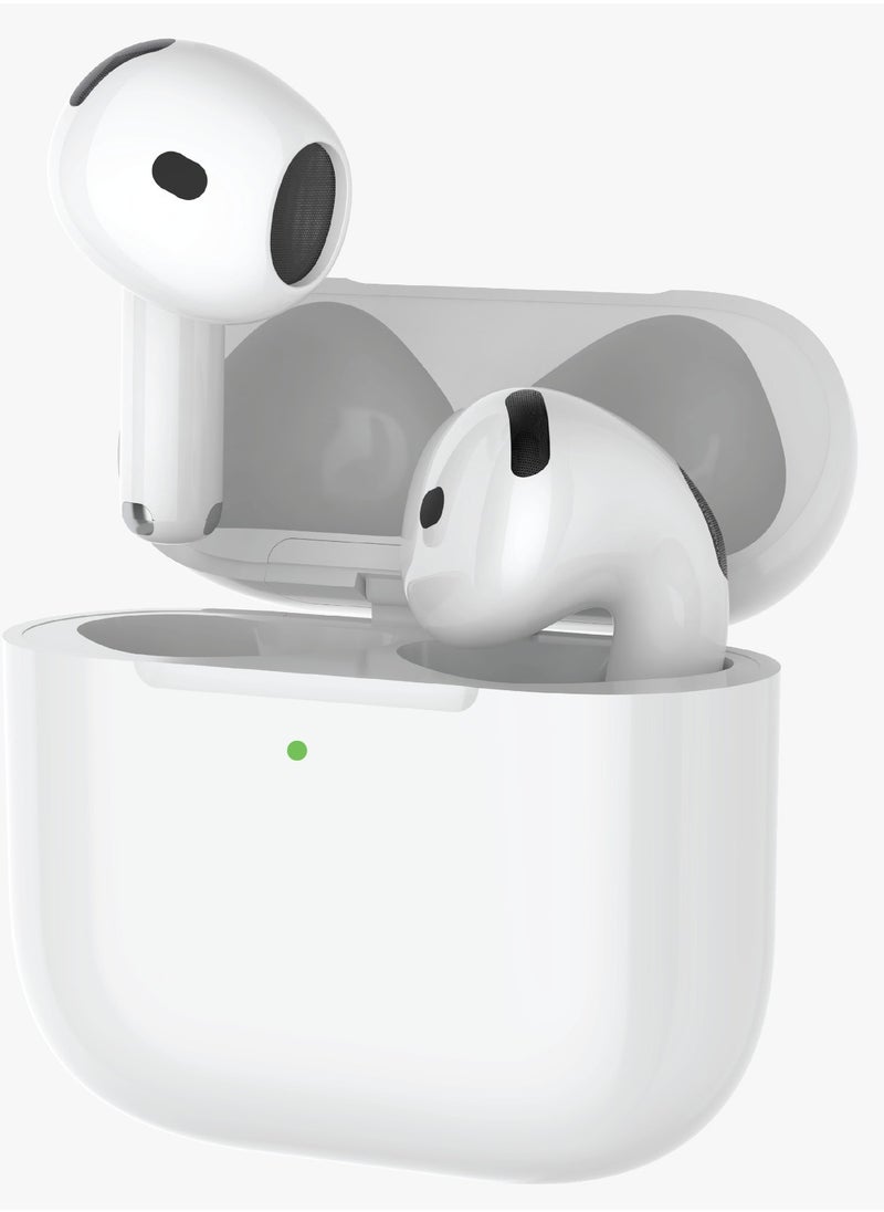Earbuds Gen 4 with Touch Control and ENC Noise Reduction / Immersive Audio / Wireless and Type-C Charging / Bluetooth v5.3 - White