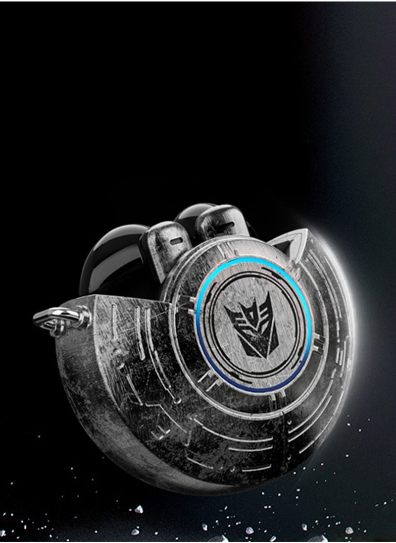 TF-T31 Wireless Bluetooth Earphones TWS, Environmental Noise Cancellation, 25 Hour Battery Life, Fast Charging, Gaming and Music Mode, Touch Controls – Black