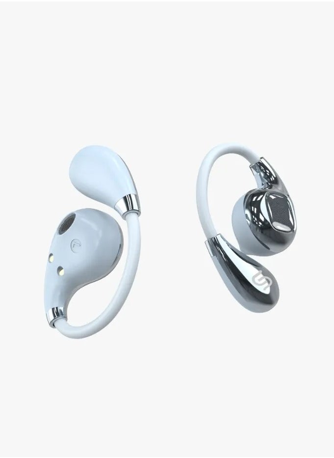 Soundtec ENC Earbuds for Women with Voice Assistant and Crystal-Clear Audio / 30 Hours Working Time / 10m Transmission Range / 130 Hours Standby Time / Quick Charge / 14mm Driver / Type-C Charging / PD-STWLEP052 - Blue