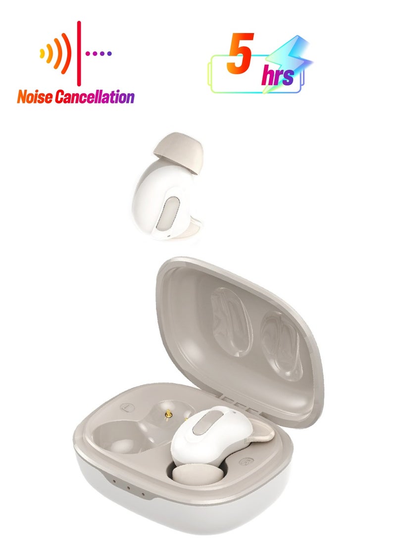 Majestic True Wireless Earbuds TWS with ANC and Touch Control / Music Mode / Game Mode / Voice Assistant Mode / Transparency Mode / High-Definition Microphone - Beige