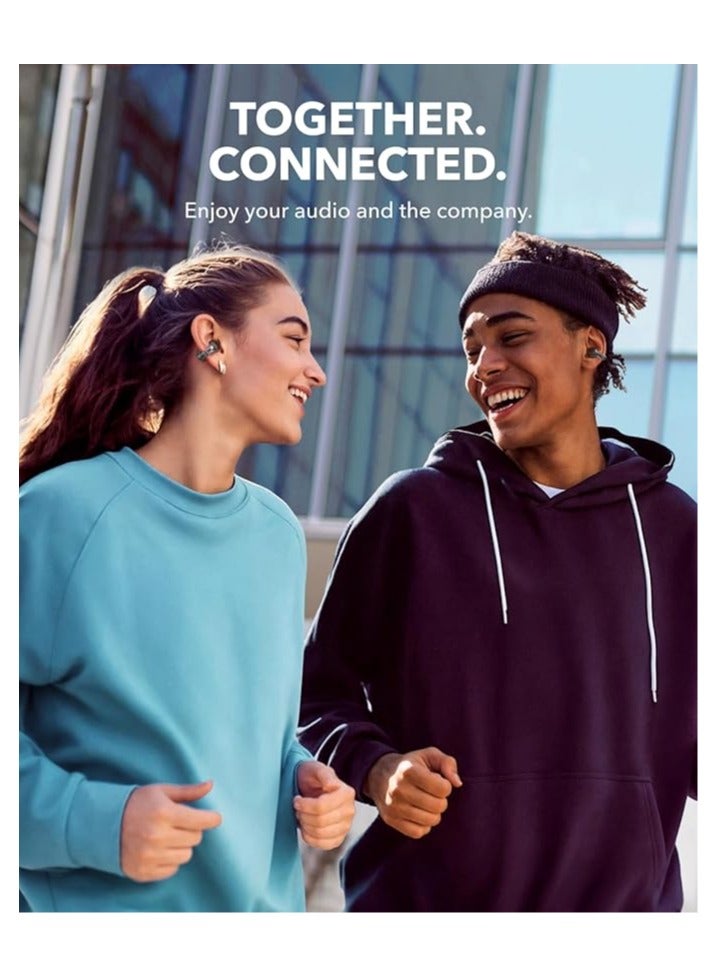 Soundcore C30i by Anker, Open-Ear Earbuds, Clip-On Headphones, Lightweight Comfort, Stable Fit, Firm-Shell Design, Attachable Ear Grips, Big Drivers for Clear Audio, Playtime 10H-30H , IPX4 Water-Resistant Black