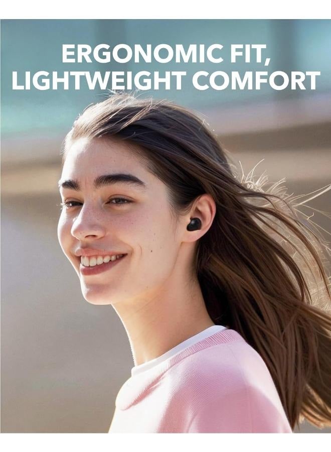Soundcore A30i by Anker, Noise Cancelling Earbuds, Lipstick-Shaped Stylish Design, Tiny, Lightweight Comfort, Smart Noise Cancelling, Clear Sound, 24H Playtime, IP54, Wireless Earbuds, Bluetooth 5.4 Black