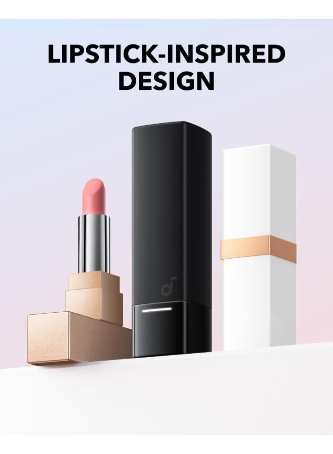 Soundcore A30i by Anker, Noise Cancelling Earbuds, Lipstick-Shaped Stylish Design, Tiny, Lightweight Comfort, Smart Noise Cancelling, Clear Sound, 24H Playtime, IP54, Wireless Earbuds, Bluetooth 5.4 Black