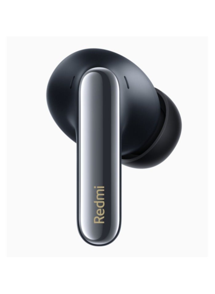 Redmi Buds 6 Pro | 55dB ANC with 20-level Modes | 3 MIC AI Clear Call | Hi-Res Audio Wireless and supports LDAC audio codec | Space Black