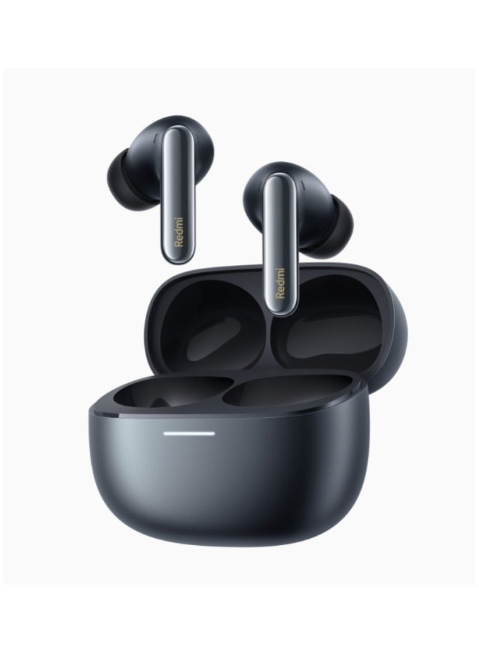 Redmi Buds 6 Pro | 55dB ANC with 20-level Modes | 3 MIC AI Clear Call | Hi-Res Audio Wireless and supports LDAC audio codec | Space Black
