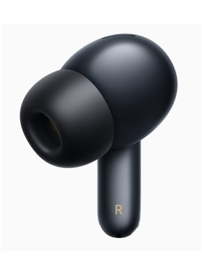 Redmi Buds 6 Pro | 55dB ANC with 20-level Modes | 3 MIC AI Clear Call | Hi-Res Audio Wireless and supports LDAC audio codec | Space Black