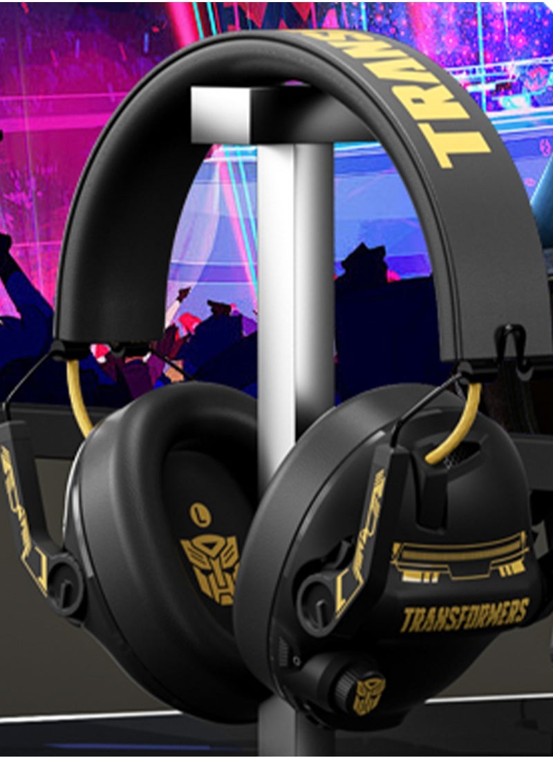 TF-G03 Wireless Gaming Headset – Foldable Design, Dual Mode, Long Battery Life, 7.1 Surround Sound, Noise-Cancelling Retractable Mic, Ultra-Comfortable for PC, PS5, Xbox, and Switch Compatible - Black