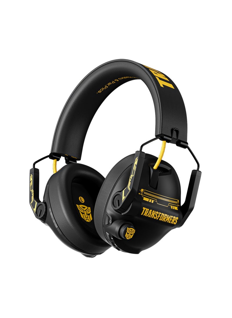 TF-G03 Wireless Gaming Headset – Foldable Design, Dual Mode, Long Battery Life, 7.1 Surround Sound, Noise-Cancelling Retractable Mic, Ultra-Comfortable for PC, PS5, Xbox, and Switch Compatible - Black