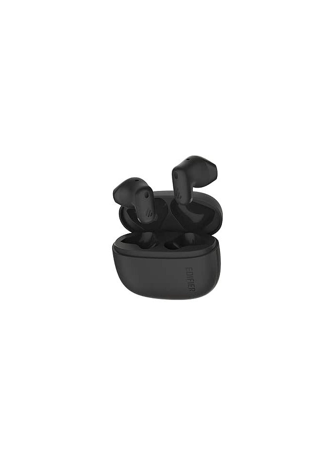 X1 Lite True Wireless Earbuds, Bluetooth 5.4 Earphones with 26 Hours Playtime Single Mic AI for Clear Calls, IP54 Sweat Resistant Low Latency Headphones Supports Fast Charging Black
