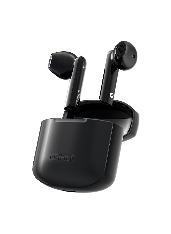 W200T Mini True Wireless Earbuds, Bluetooth 5.1 Headphones with 22H Playtime, Noise Cancelling TWS in-Ear Earphones with Mic, IP54 Waterproof Headset for Sports Workout Running Travel - Black