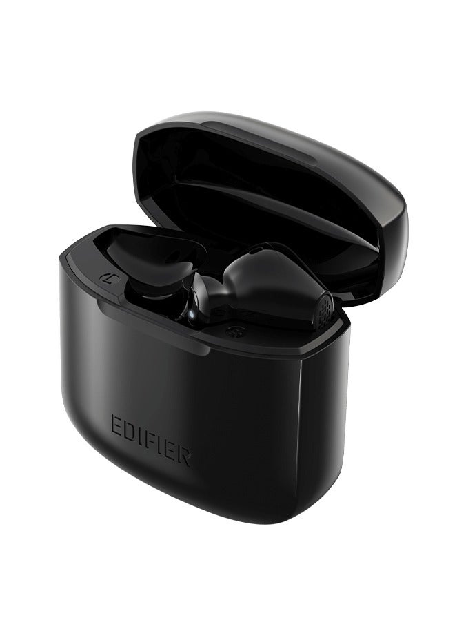 W200T Mini True Wireless Earbuds, Bluetooth 5.1 Headphones with 22H Playtime, Noise Cancelling TWS in-Ear Earphones with Mic, IP54 Waterproof Headset for Sports Workout Running Travel - Black