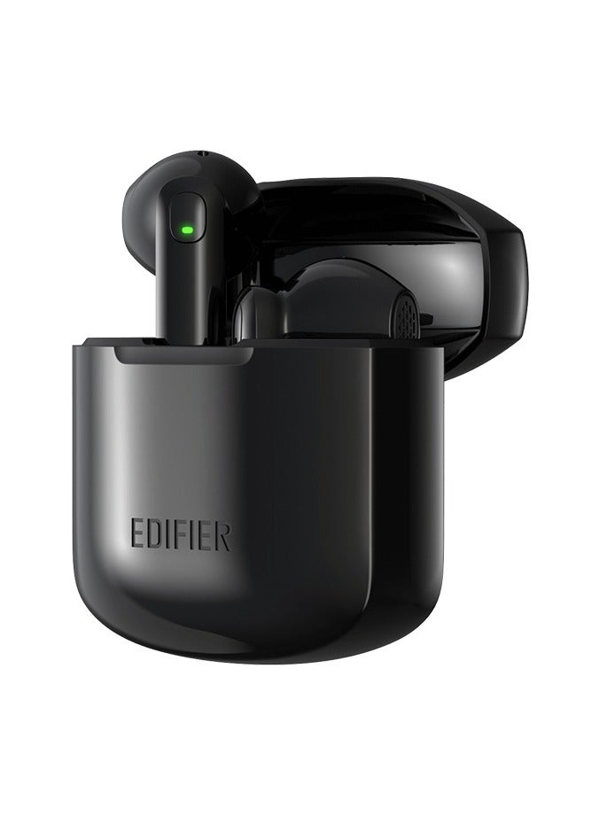 W200T Mini True Wireless Earbuds, Bluetooth 5.1 Headphones with 22H Playtime, Noise Cancelling TWS in-Ear Earphones with Mic, IP54 Waterproof Headset for Sports Workout Running Travel - Black