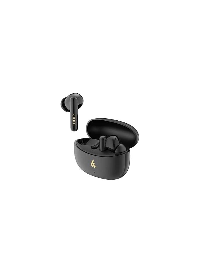 X5 Pro Active Noise Cancelling Earbuds with AI-Powered Calls, Fast Charge, Game Mode, App Customization, IP55 Waterproof, True Wireless Bluetooth 5.3 Earphones - Black