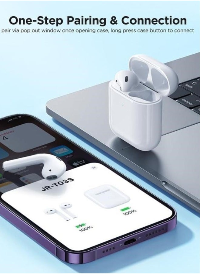 ZEDX Zeepods Elite 360X True Wireless Earphones with Powerful Bass and ENC Noise Cancellation, TWS Bluetooth, Clear Calls, and Premium Sound, White