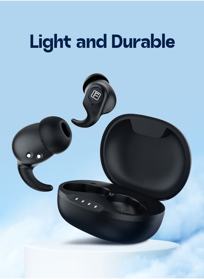 StudX Wireless Earbuds with Active Noise Cancellation (ANC) - 25 Hours Playtime with Bluetooth 5.4 - HiFi Stereo Sound Airpods - Gaming Bluetooth Earphones with Ultra-Low Latency - Deep Bass, IPX4 Water Resistant - For Exercise, Gym - Compatible with iPhone & Android (White)
