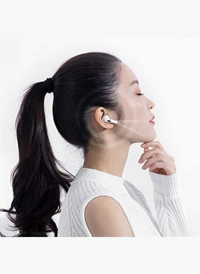 ZEDX Zeepods Pro True Wireless Earphones with Powerful Bass and ENC Noise Cancellation, TWS Bluetooth, Clear Calls, and Premium Sound (White)