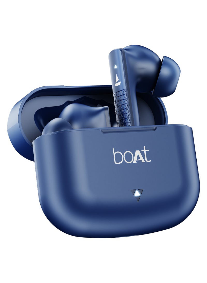 Airdopes 91 In Ear Tws Earbuds With 45 Hrs Playtime, Beast Mode With 50 Ms Low Latency, Dual Mics With Enx, Asap Charge, Iwp Tech, Ipx4 & Bluetooth V5.3 Starry Blue