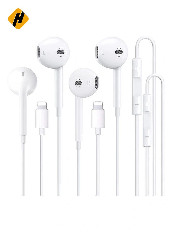 iPhone Headphones Earphones with Lightning Wired Noise Isolating