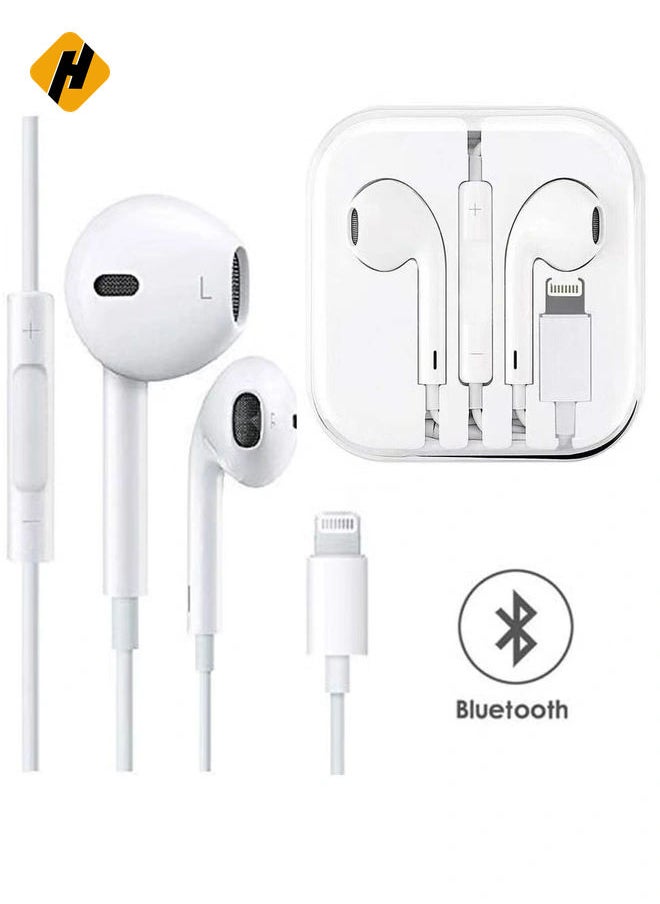For iPhone X 8 7 Plus Bluetooth Earphones Wired Headset