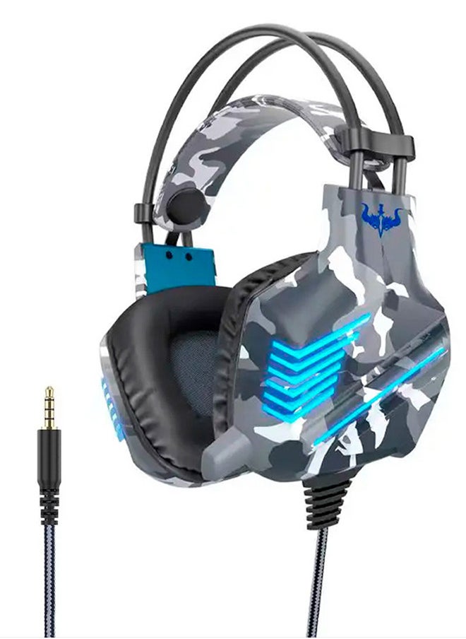 Stereo Gaming Headset GP10M Wired with Built-in Microphone and 3.5mm Jack for Mobile, PS4, and Multi-Platform Gaming -  Camouflage