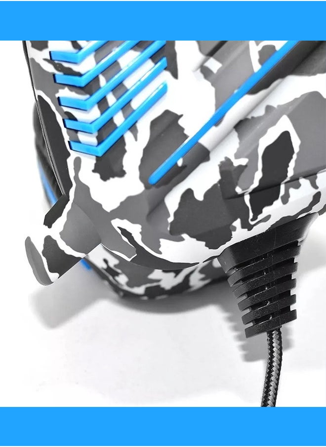 Stereo Gaming Headset GP10M Wired with Built-in Microphone and 3.5mm Jack for Mobile, PS4, and Multi-Platform Gaming -  Camouflage