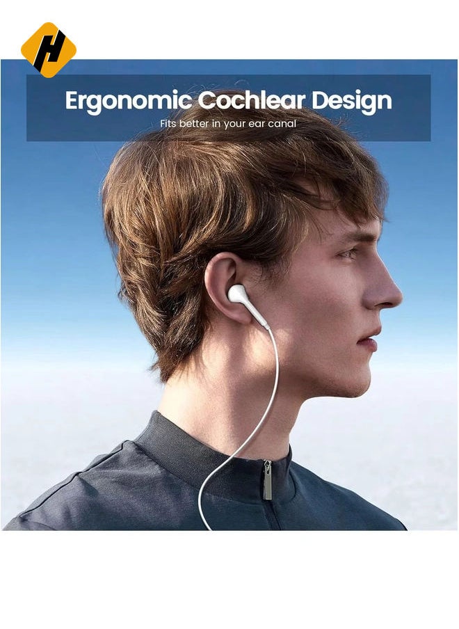 2 Pack-Apple Earbuds/Wired Earphones/iPhone Headphones/Lightning [Apple MFi Certified] Built-in Microphone & Volume Control Compatible with iPhone 7/8/X/11/12/13/14/Pro/Pro Max, Support All iOS System