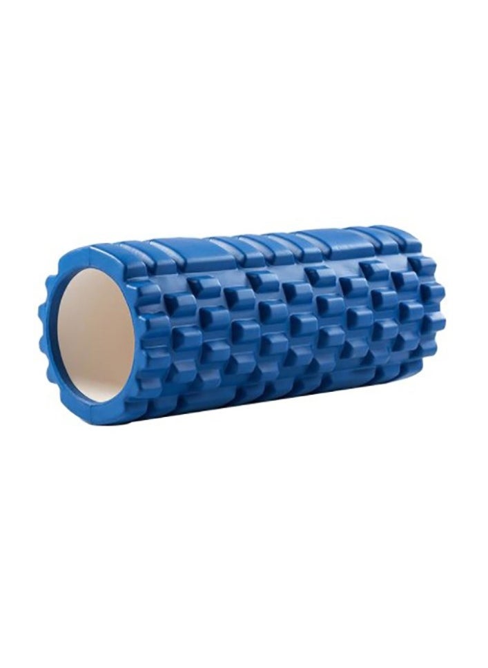 Yoga Foam Roller Floating Point Gym Physio Massage Fitness Equipment Massager for Muscle Multicolor (Blue) - 35cm