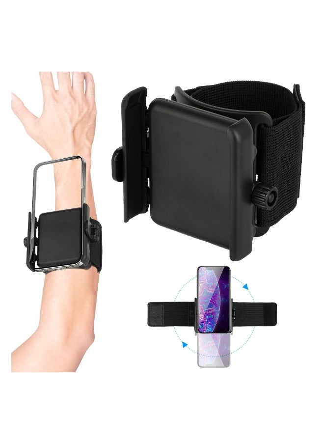 Running Armband Wrist Phone Holder, Phone Holder for Running, Universal Wrist Phone Holder for iPhone 15/14/13/Pro Max/Pro/Mini/12/11/SE/Xs/XR/X/8/7/Plus, Arm Band for Phone for Running Holder