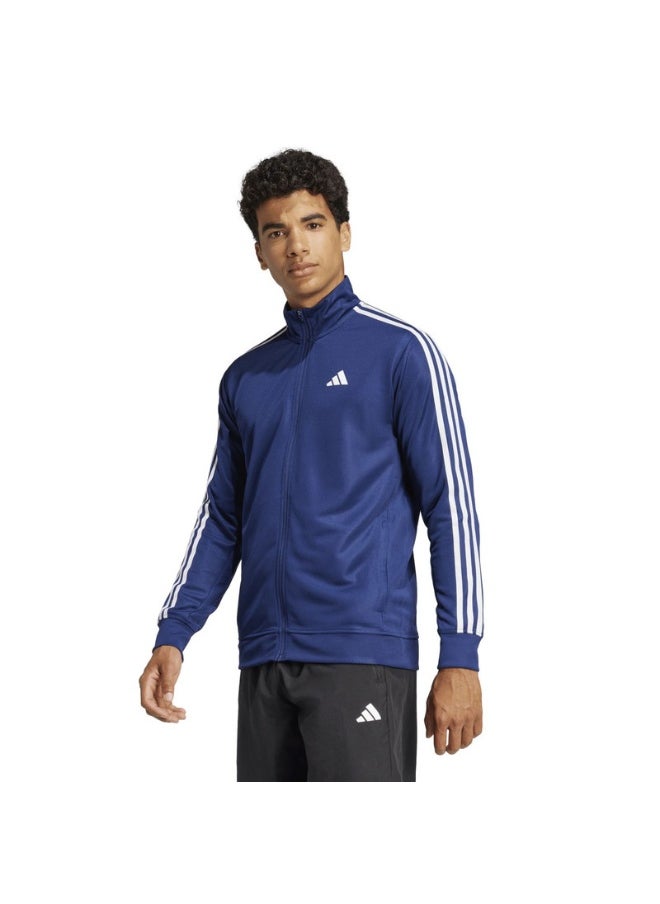 adidas TR-ES 3S T-TOP Blue Training TRACK TOPS for Men - XS