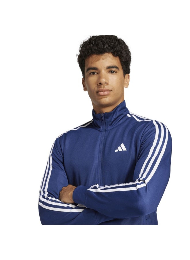 adidas TR-ES 3S T-TOP Blue Training TRACK TOPS for Men - XS